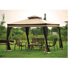Garden Winds Replacement Canopy Top for Big Lots Double Vent Gazebo   